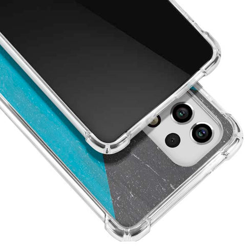 Bahamas Flag Distressed Galaxy A53 5G Clear Case